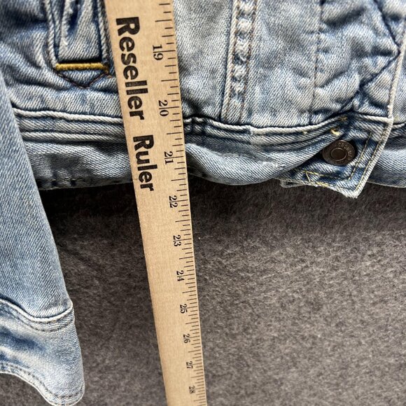 Abercrombie & Fitch Jacket Women Large Ladies Blue Denim Casual Cotton Vtg - Picture 6 of 12